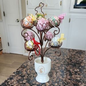 Decorative Easter Egg Tree with Stand